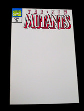 QTY 1 NEW MUTANTS #98 SKETCH BLANK COVER VHTF VARIANT FIRST DEADPOOL MARVEL HOT comic cover