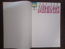 New Mutants #98 Blank Sketch Variant Facsimile Marvel Comics Deadpool 2019 comic cover