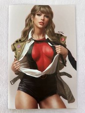 Female Force: Taylor Swift (2023) Shikarii Deadpool Art Virgin 500 w/CoA comic cover
