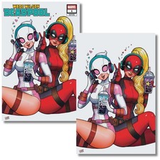 WADE WILSON DEADPOOL #1 EXCLUSIVE VIRGIN/TRADE - SZERDY - GWENPOOL & LADY DEADPO comic cover