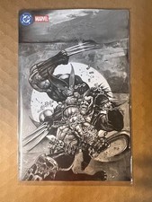 Batman Deadpool #1 Simon Bisley Trade, Virgin, Black & White Variant 3 Covers comic cover