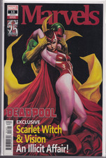 Marvels Deadpool #13 Adi Granov Variant Vision Scarlett Witch Exclusive comic cover