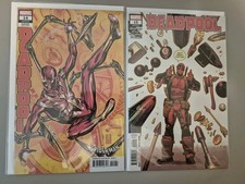 DEADPOOL #14+#15 MARK BROOKS SPIDER-MAN VARIANT comic cover