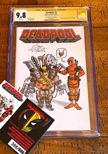 DEADPOOL #3 CGC SS 9.8 FOSGITT SIGNED AMAZING SPIDER-MAN #611 VARIANT WOLVERINE comic cover