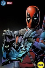 DC MARVEL BATMAN / DEADPOOL #1 BOLLAND KILLING JOKE MEGACON FOIL VARIANT comic cover
