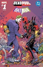 MARVEL DC DEADPOOL BATMAN 1 GLEASON 616 Trade Dress Variant A 3000 comic cover
