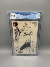 Spider-Man/Deadpool #1.MU Sketch Cover (2017) White Pages comic cover