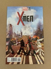 X-MEN V.3 #1 ARTHUR SUYDAM DEADPOOL ZOMBIE BEATLES ABBEY ROAD VARIANT COVER, comic cover