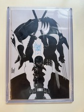 DEADPOOL & WOLVERINE: WWIII #1 SKETCH COVER ADAM KUBERT REMARQUE SIGNED comic cover
