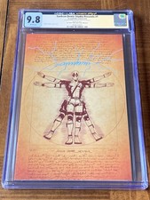 Deadpool Gorkem Demir 1 White SS Sketch (Michelangelo Homage)- 30 comic cover