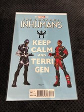 Uncanny Inhumans 4 1:10 Tom Raney Deadpool Variant Retailer Incentive Marvel comic cover