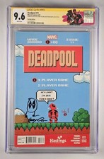 Deadpool #11 NES Hastings Variant 2x SIGNED & SKETCH Waite & Dugan comic cover