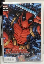 Deadpool Seven Slaughters #1 Art Adams 1:25 Incentive Variant Marvel 2023 comic cover