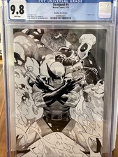 DEADPOOL #4 SDCC Bazaldua Sketch Cover comic cover