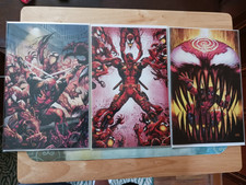 Absolute Carnage Vs Deadpool 1 2 3 Lot Complete Tyler Kirkham Virgin Variants comic cover