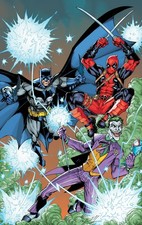 Deadpool Batman #1 2nd Printing 1:25 Mark Bagley Full Art Variant comic cover