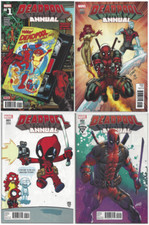 Deadpool Annual #1 - 1st Print, Lim, Young & Fried Pie Exclusive Liefeld Variant comic cover