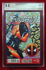 DEADPOOL PGX 9.8 /MT Near Sketch Cover by JOHN STELJES, colors VARESE comic cover