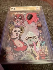 Blank Slate #1 Foil Signed Sketch Azar Coleman RZP Kyle Willis Deadpool 9.8 1/1 comic cover