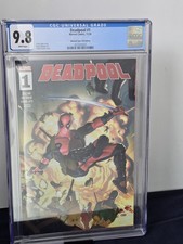 Deadpool #1 (2024) NYCC Marvel Whatnot Red Spot Foil Variant Graded 9.8 24 comic cover