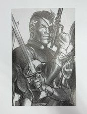 Deadpool/Wolverine #5 Alex Ross Timeless Sketch 1:100 Ratio Variant Cover comic cover