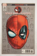 Spider-Man vs Deadpool #23 (2018) - Headshot Variant Marvel Comics comic cover