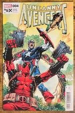 UNCANNY AVENGERS 4 + COREY SMITH 1:25 DEADPOOL INCENTIVE VARIANT 2023 comic cover