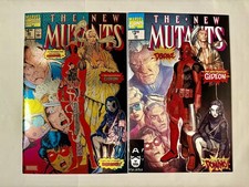 New Mutants 98 Facsimiles - 2024 Foil & 2019 Parel Variant 1st Deadpool (Marvel) comic cover