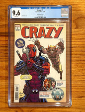 Crazy #1 Todd Nauck 1:25 Variant Deadpool Wolverine Marvel 2019 comic cover