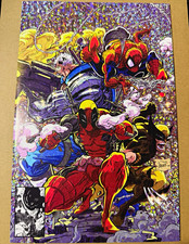 Deadpool #1 Kaare Andrews Dead Foil Virgin Variant Wolverine Spider-Man Marvel comic cover