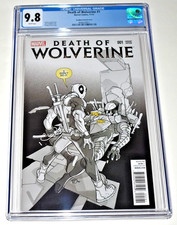 Death of Wolverine #1 Pasqual Ferry Deadpool Sketch Variant Cover E 2014 comic cover