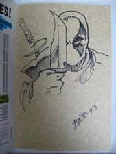 Marvel - Hellstorm: Prince Of Lies #1 by Michael Bair with Deadpool Sketch - Art comic cover
