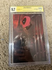 RETURN OF WOLVERINE 1 Parrillo Variant Signed And Deadpool Sketch comic cover