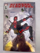 Deadpool #1 (2024) Silver Foil Variant Whatnot NYCC Exclusive 1000 comic cover