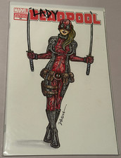 Lady Deadpool #50 Nicholas Baltra Sketched Blank Variant Marvel Comics 2012 comic cover