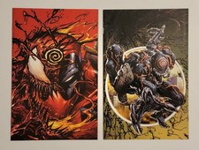 Venom First Host # 1 Clayton Crain Virgin & Absolute Carnage vs.Deadpool # 1 comic cover