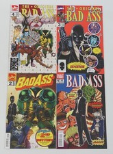 Bad Ass #1-4 / complete series - all homage swipe variants (New Mutants 98) comic cover
