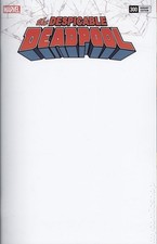 Despicable Deadpool #300E Blank Variant 2018 Stock Image comic cover