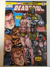 Deadpool #10 Marvel 2024 Series New Mutants #98 Homage Variant 9.4 Near comic cover