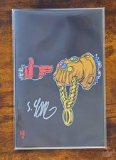 Deadpool MX #45 Skottie Young Spot Foil Virgin Variant signed by Skottie Young comic cover