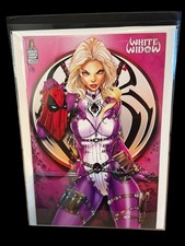 White Widow #3 Cosplay Exclusive Variant Absolute Comics Group Deadpool Raw comic cover