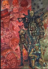EXQUISITE CORPSES #12 Alan Quah Virgin "New Mutants 98 Homage" 350 w/COA comic cover