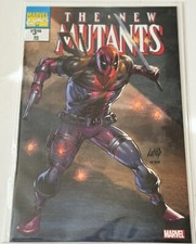 The New Mutants #98 Facsimile Exclusive Deadpool Trade Cover By Rob Liefeld comic cover