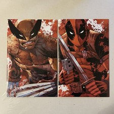 Deadpool Badder Blood Liefeld Exclusive Virgin Variant Set No MasssStashhhloot comic cover