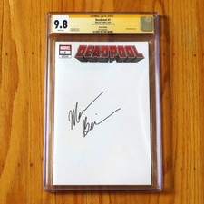 DEADPOOL #1 SKETCH EDITION CGC SS 9.8 /M WP 2024 signed Morena Baccarin POP 1 comic cover