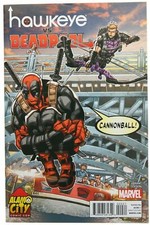 HAWKEYE vs DEADPOOL #0 Con-H&F Exclusive Variant 1st app Lady Thor & Spider-Gwen comic cover