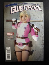 The Unbelievable Gwenpool #6 2016 Variant 1:15 Cosplay Cover Marvel - *A9 comic cover