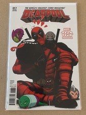DEADPOOL V.4 #17 JAVIER RODRIGUEZ "MARVEL TSUM TSUM TAKEOVER" VARIANT COVER, comic cover