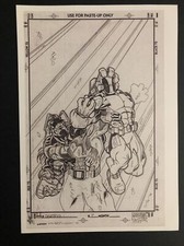 Deadpool 7 Pencils PINUP Sketch COVER - Marvel Poster Print 7.5"x11" comic cover