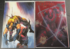 Marvel Deadpool 1 Stephen Segovia Virgin Variant 1 Inhyuk Lee Foil Variant comic cover